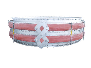 鉸鏈?zhǔn)綀A形非金屬補償器